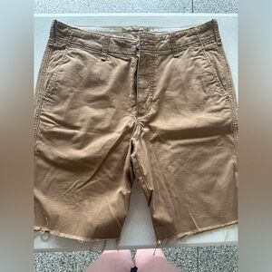 Hollister Cali Longboard Distressed Khaki Shorts